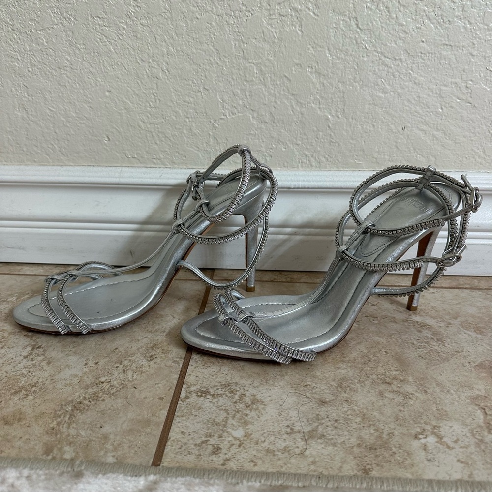 ALEXANDRE BIRMAN  Martina Crystal heels sandals 100 size 40 - Picture 9 of 10